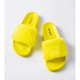 Gemre Yellow fur slides Raffaele | shoptok.hr