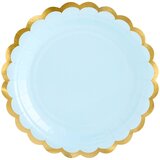 PARTY DECO krožniki, svetlo modri, 18 cm Cene