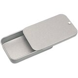 INF Komplet 10 rožnatih pločevinastih škatlic s Sakura vzorcem in drsnimi pokrovi Silver, (21956707) | Shoptok.si