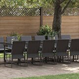  Vrtni set za objed 17 pcs Crna Čelik | shoptok.hr