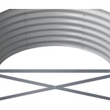  Povišena vrtna gredica od pocinčanog čelika 620x80x36 cm zelena | shoptok.hr