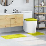  Set prostirki za kupatilo s protukliznom podlogom 3 pcs Zelena | shoptok.hr