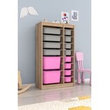 Hanah home višenamenska polica montana xs 2D4N8U sonomo grey pink Cene