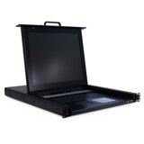 InterTech KVM-1708 rack console 43.2 cm (17) 1280 x 1024 pixels Steel Black | shoptok.hr