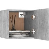  Noćni ormarići 2 kom siva boja betona 30 5x30x30 cm od iverice | shoptok.hr