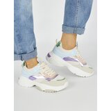 Shelvt Multicoloured women's sports shoes with a thick sole | Shoptok.si