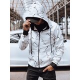 DStreet Bluza męska rozpinana z nadrukiem biała Cene