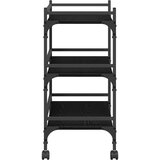  Kuhinjski kolica Crni hrast 50 x 35 x 75.5 cm Konstruirano drvo | shoptok.hr