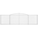  Lučne gabionske košare 6 kom 400x30x100/120cm pocinčano željezo | shoptok.hr