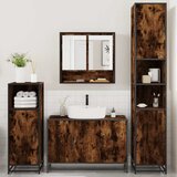  4-dijelni set kupaonskog namještaja boja hrasta drveni | shoptok.hr