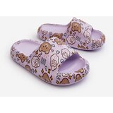 Boto FK1 Children's Lightweight Slippers with Bears Purple Evitrapa | Shoptok.si