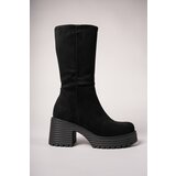 Riccon Henelra Women's Boots 0012270 Black Suede Cene