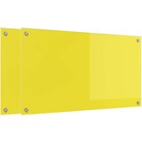  Kuhinjski zaštita 2 pcs Žuta 90 x 50 cm | shoptok.hr