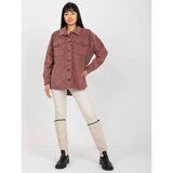 Fashion Hunters Dusty pink corduroy overshirt from Amala STITCH & SOUL | Shoptok.si