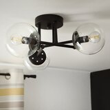 Brilagi plafonski luster maliva 3xE14/15W/230V crna/prozirna | Eponuda.com