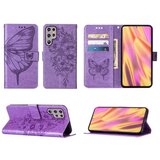 Chameleon Preklopna torbica (WLGO-Butterfly) za Samsung Galaxy S23 Ultra, vijolična | Shoptok.si