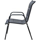  Zunanja jedilna garnitura 5-delna jeklo črna, (20680019) | Shoptok.si