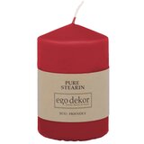 Eco candles by Ego dekor Rdeča sveča Top, čas gorenja 25 h Cene