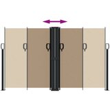  Bočna tenda na uvlačenje smeđesiva 140x1200 cm | shoptok.hr
