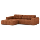 Cosmopolitan Design Kutna garnitura od šenila boja terakote (s lijevim kutom/s ležaljkom) Chicago – | shoptok.hr