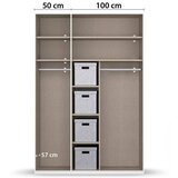 home24 Omara S Klasičnimi Vrati Montclar, Grafitna | Shoptok.si
