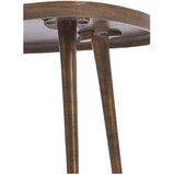 Light & Living Kovinska mizica v bronasti barvi 53x64 cm Puno – | Shoptok.si