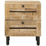 Noćni ormarić 2 kom. Prirodna 40 x 33 x 46 cm Čvrsto drvo manga - 2 | shoptok.hr