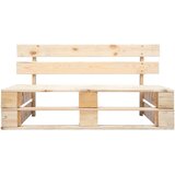  Vrtna sofa od paleta od borovine sa sivim jastucima | shoptok.hr