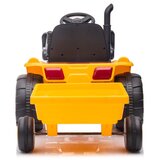 Lean Toys Otroški traktor bager na akumulator 12V rumena | Shoptok.si