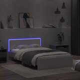  Okvir za krevet s uzglavljem i LED bijeli 140 x 200 cm | Eponuda.com