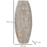 Mauro Ferretti Vaza od polyresina u zlatnoj boji (visina 59,5 cm) Eclips – | shoptok.hr