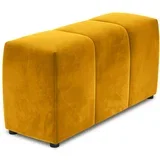 Rumeni žametni naslon za roke za modularni kavč Rome Velvet - Cosmopolitan Design