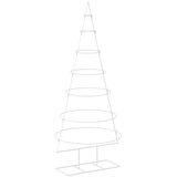  Metalno božićno drvce sa stalkom KUOPIO 180 cm Čelik Bijela - 180 cm Bijela bez LED svjetala | shoptok.hr