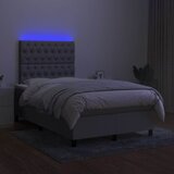  s oprugama i madracem LED svjetlosivi 120x190 cm tkanina | shoptok.hr