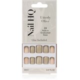 Nail HQ Square umetni nohti Utterly Olive 24 kos | Shoptok.si