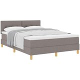  s opruga kutije Sivo-smeđa 200 x 160 cm tkanina | shoptok.hr