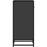 vidaXL Komoda crna 35,5 x 35 x 76 cm konstruirano drvo i metal | shoptok.hr
