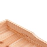  Stol za biljke s policom smeđi 78x38x82,5 cm masivna jelovina | shoptok.hr