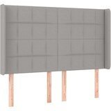  Krevet box spring s madracem LED svjetlosivi 140x200 cm tkanina | shoptok.hr