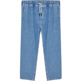 Trendyol Blue Men's Elastic Waist Wide Cut Jeans Jeans Pants cene