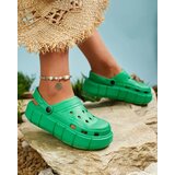 Resti Royalfashion Dark green women's rubber flip-flops Kooranza | ePonuda.com
