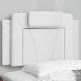 vidaXL Jastuk za uzglavlje bijeli 90 cm od umjetne kože Cijene