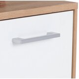 Modern Living Nočna Omarica Box, Bela, Barva Hrasta | Shoptok.si