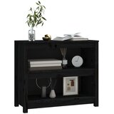 Ormarić za knjige Crna 80x35x68 cm od masivne borovine | shoptok.hr