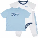 set tri dela za bebe decake/ svetlo plavi sivi