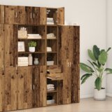 vidaXL omara na steni Star les 30x42.5x225 cm Lesna konstrukcija | Shoptok.si