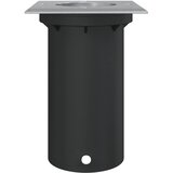  Vanjska podna svjetiljka kvadratna crna 10,5x10,5cm aluminijska | shoptok.hr