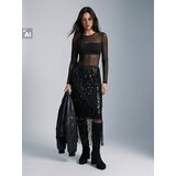 Sinsay Mrežasti body s dugim rukavima | shoptok.hr