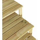  Stol 3 pcs Prirodna Impregnirana borovina | shoptok.hr