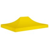 vidaXL Krov za šator za zabave 4 x 3 m žuti 270 g/m² | shoptok.hr